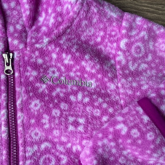 Columbia Baby Girls Pink Hooded Romper 6-12 Months - Picture 2 of 9